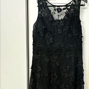 Black cocktail dress